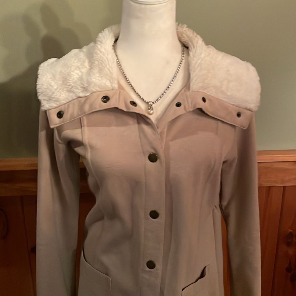 Merona soft fur snap jacket - Picture 5 of 16